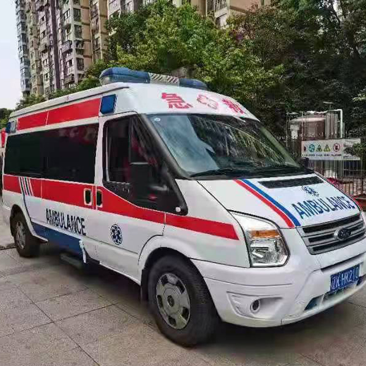 涟源长途救护车护送病人返乡